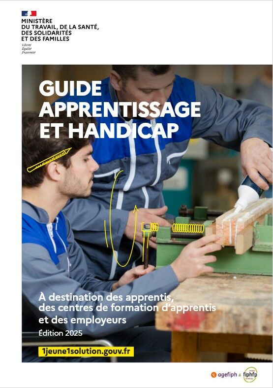 Visuel de la première page du guide